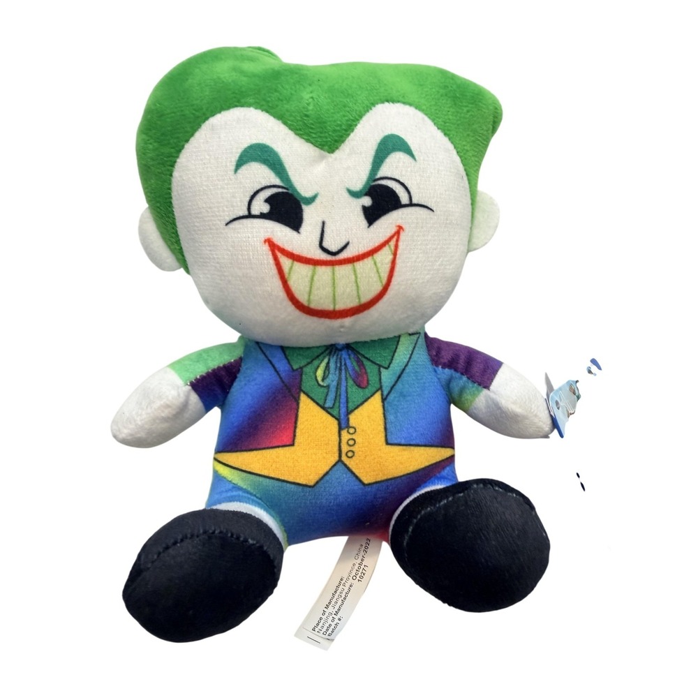DC Comics Joker Plush Toy Factory Small 7 Stuffedโ Batman Villain Rainbow Doll